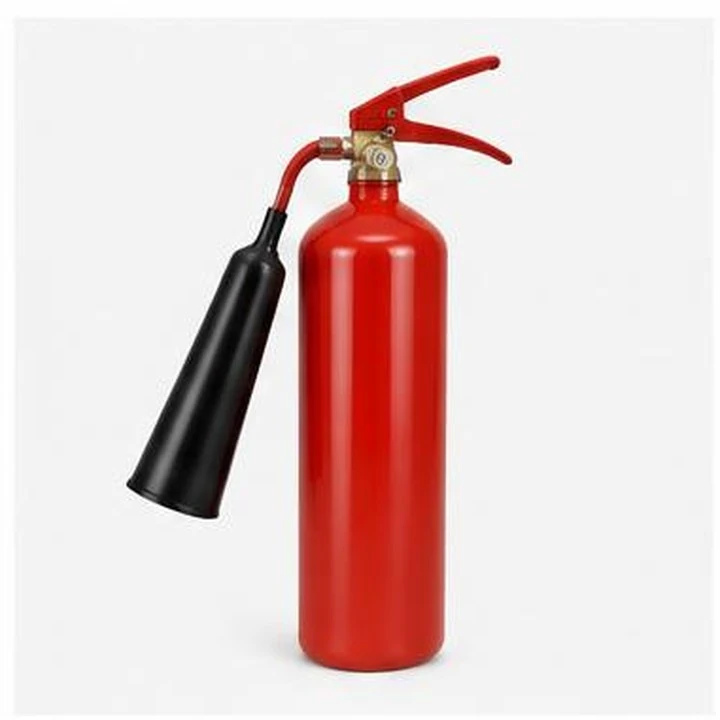 Representative product view of co₂ fire extinguishers on a clean neutral background