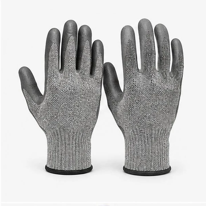 Representative product view of cut-resistant gloves on a clean neutral background