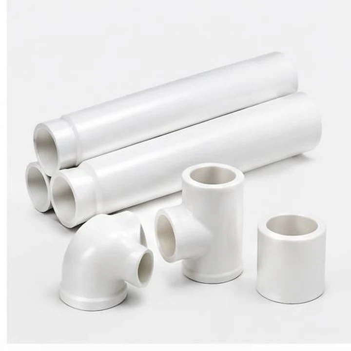 Representative product view of upvc pipes & fittings on a clean neutral background