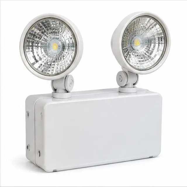 Representative product view of emergency lighting on a clean neutral background