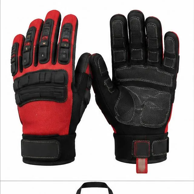 Representative product view of mechanical safety gloves on a clean neutral background