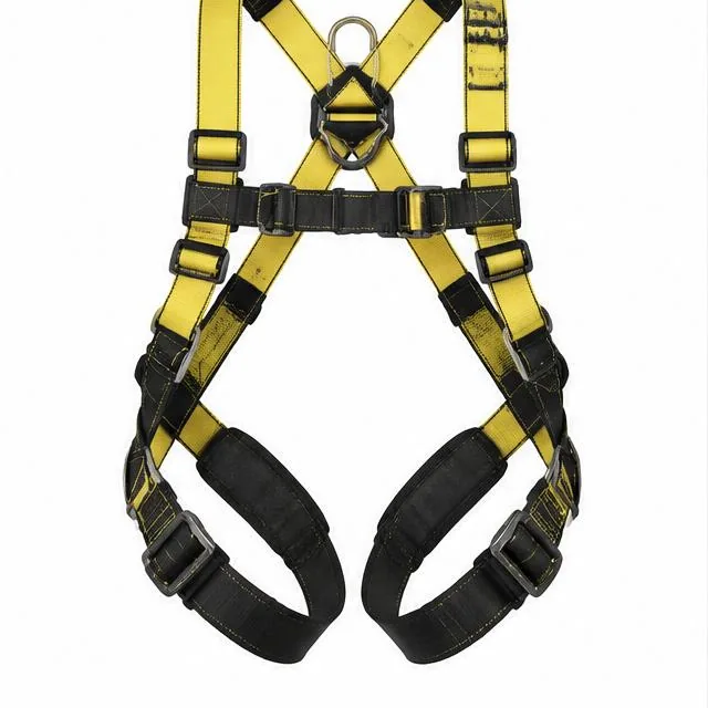 Representative product view of safety harnesses on a clean neutral background