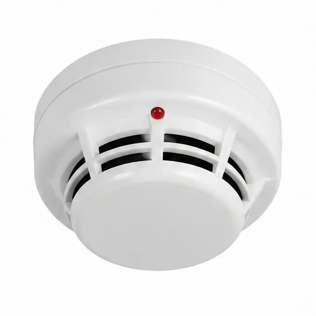 Representative product view of smoke detectors on a clean neutral background
