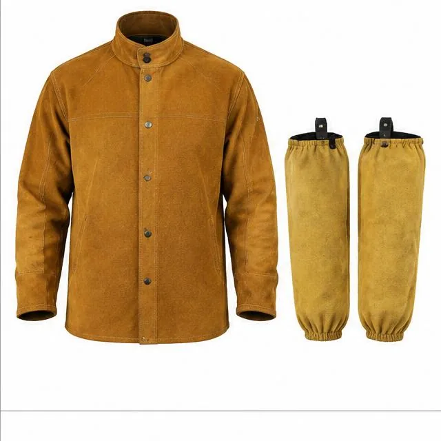 Representative product view of welding protective clothing on a clean neutral background