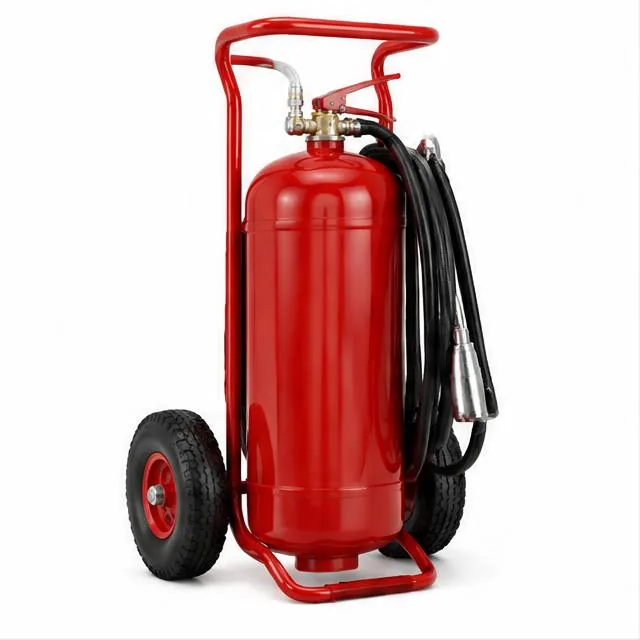 Representative product view of wheeled fire extinguishers on a clean neutral background